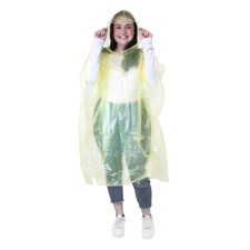 DISPOSABLE Poncho Rain Coat