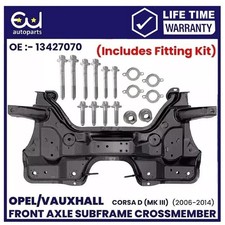 FRONT AXLE SUBFRAME CROSSMEMBER ENGINE FOR OPEL VAUXHALL CORSA D WITH BOLTS