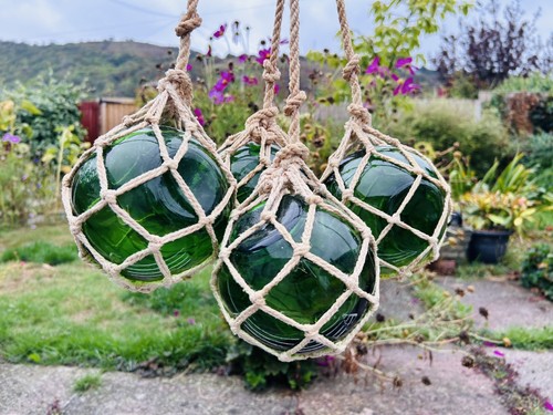 Vintage netted green - vintage, glass