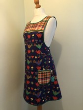 Luxury Apron Handmade Crossback Wrap Over Vintage Style Kitchen Pinny Size 12