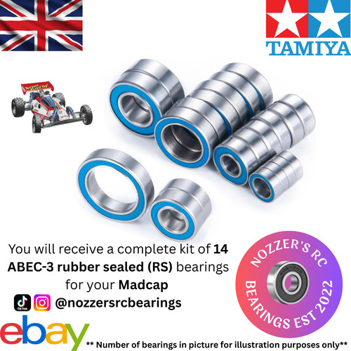 Tamiya madcap complete bearing - tamiya,