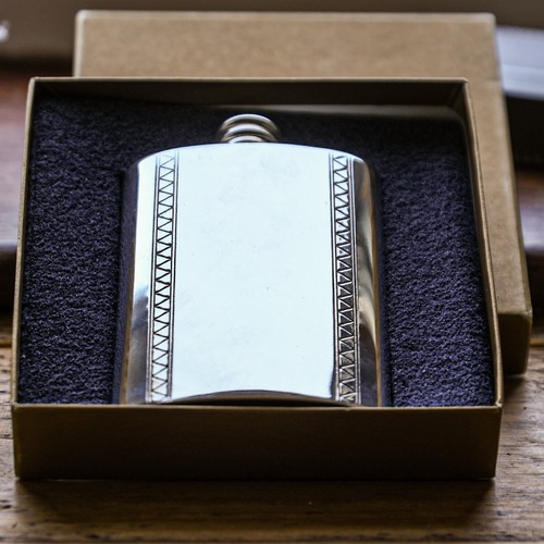 Vintage hip flask sheffield - flask,