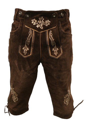 Real suede leather lederhosen - suede,