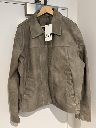 Zara leather jacket