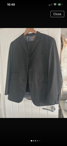 Mod style wool suit men - suit, men's