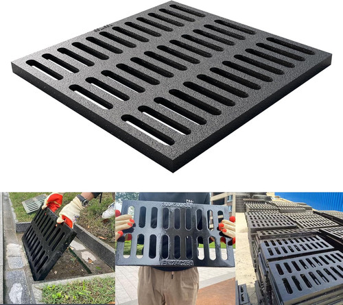 Cast iron drain grate - drain, *