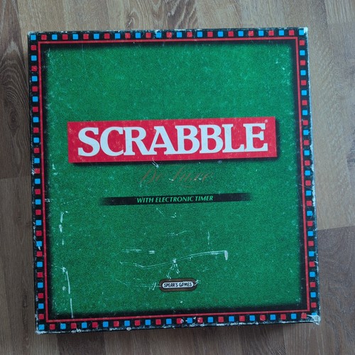 Scrabble deluxe 1988 spears - scrabble,