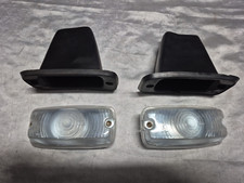 FIAT 850 BERLINA SPECIAL COPPIA FRECCE ANTERIORI BIANCHE DESTRO SINISTRO +CUFFIE