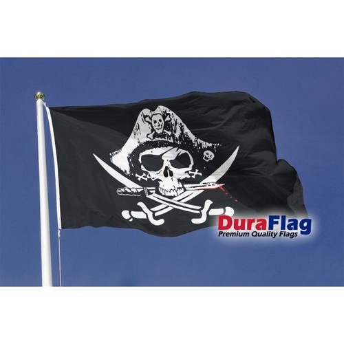 Crossed sabres pirate flag - sabres,