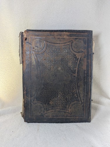 Antique holy bible self - antique,
