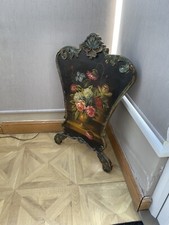 Antique Fireplace Screen Hand