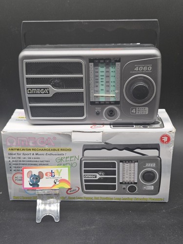 Vintage omega boxed radio - boxed, 4060