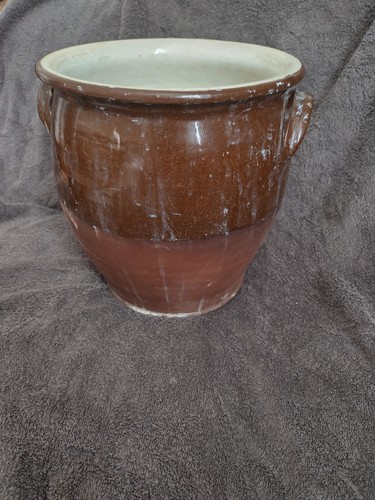 Vintage terracotta crock - , 3.8kg
