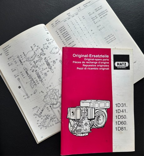 Hatz series engine parts - hatz,