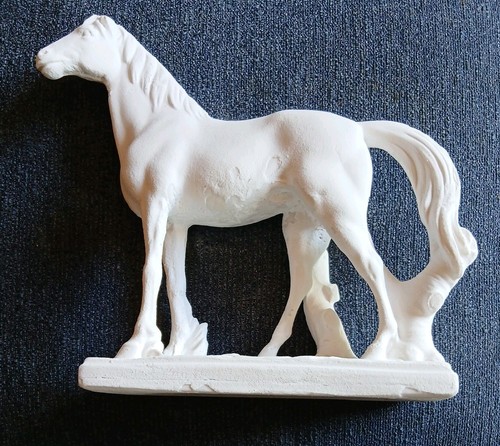 Attracive large white horse - attracive,