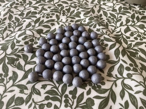 Lead ball catapult ammo - lead,