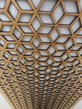 Wooden grille 6mm thick mdf