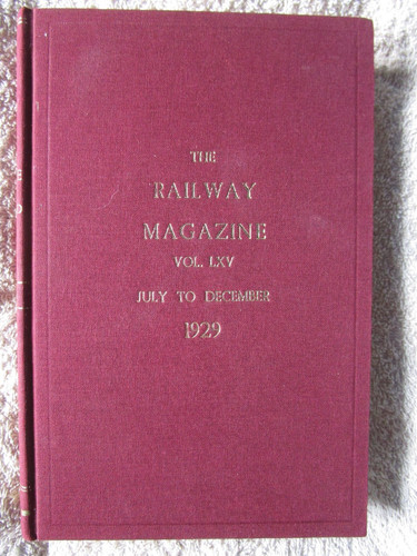 The railway magazine bound - railway,