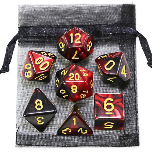 Dnd dice set piece - dnd, 7