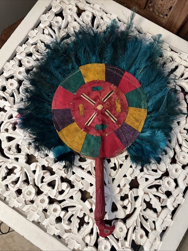 African ceremonial fan tribal - african,