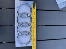 audi  front grill badge