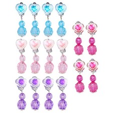 8 Pairs Children Acrylic Ear
