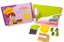 Kids Cooking Sets for Toddlers Chef with Children Safe Knives Cutting Set Gift