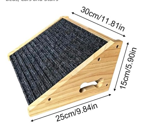 Wooden pet ramp dog stairs - pet,