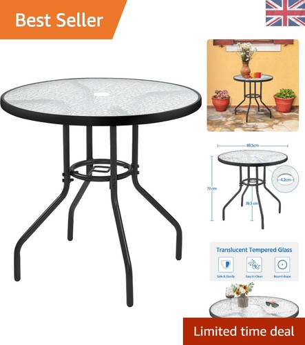 Round patio coffee table 70cm - round,
