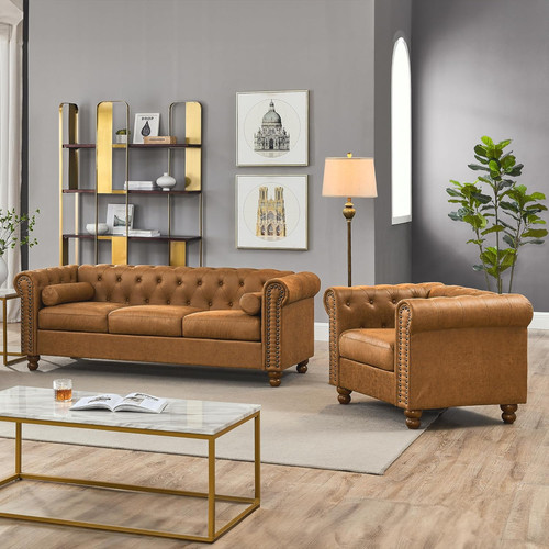 Air leather sofa - sofa, set
