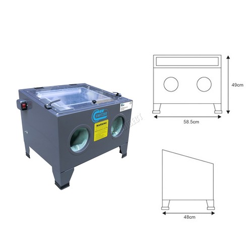 Sand blaster 90l heavy - sand, duty