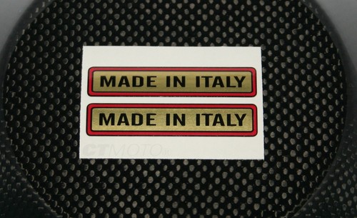 Made italy decals - in, /