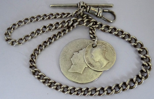 Antique solid silver pocket