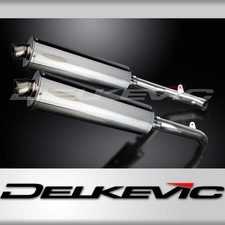 HONDA VTR1000 SP2 2002-2010 450mm OVAL STAINLESS BSAU SILENCER EXHAUST KIT