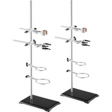 VEVOR Lab Stand Support Laboratory Retort Support Stand 2 Sets With Clamps