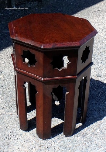 Victorian moorish side table - victorian,