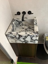 Calacatta Viola Marble Sink