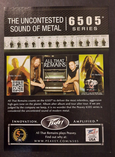 All that remains peavey 6505 - that,