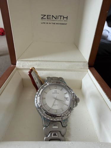 Zenith defy silver watch - zenith,