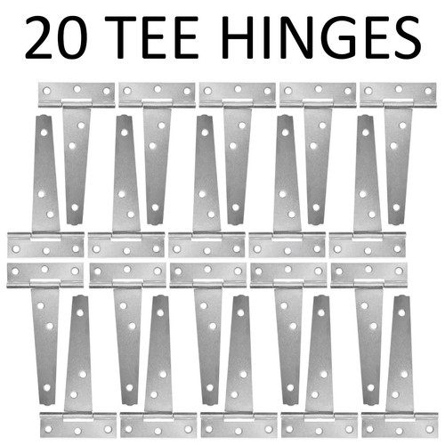 Pack zinc tee hinges 4 - of, 4"