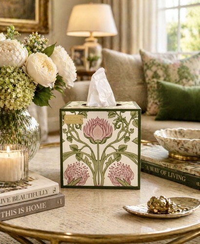 Luxury tissue box cover tulip - luxury,
