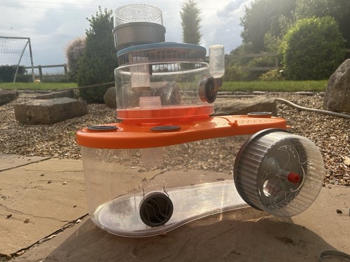 Hamster cage with - with, and