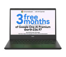 Acer CB314 14" Chromebook Black / Intel Celeron / 4GB RAM / 128GB eMMc