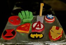 Handmade  9 Edible Superhero