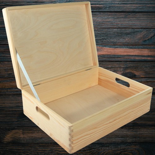 Large wooden storage - wooden, box