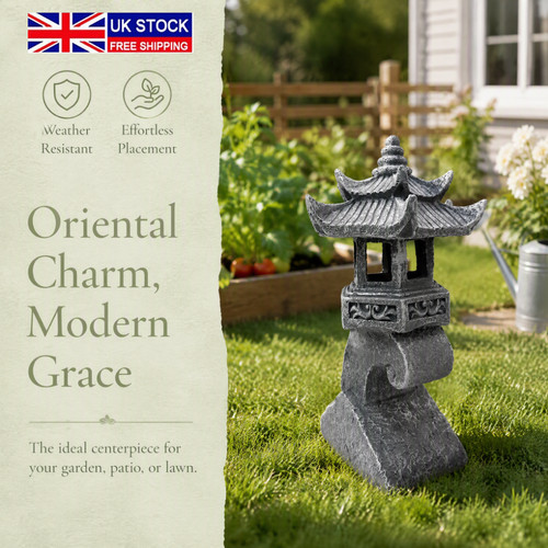 Solar pagoda garden light - pagoda,
