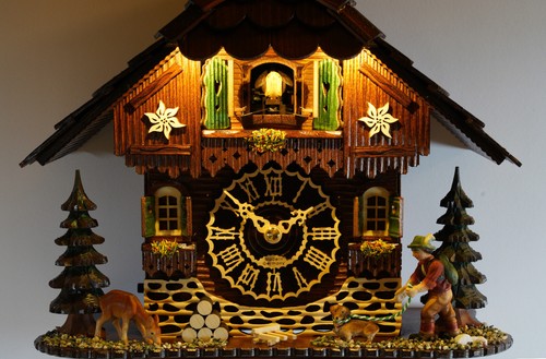 Cuckoo clock black - cuckoo,
