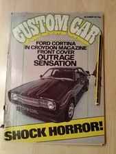 CUSTOM CAR Magazine Oct 1978 - Mk3 CORTINA - ROVER P4 - EL CAMINO - 260Z FALCON 