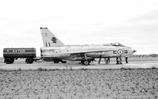 11 Sqn, English Electric Lightning F.3, XP695 'O', c1976 - Original B&W neg