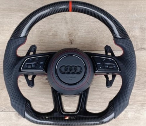 Audi carbon fiber steering - fiber,